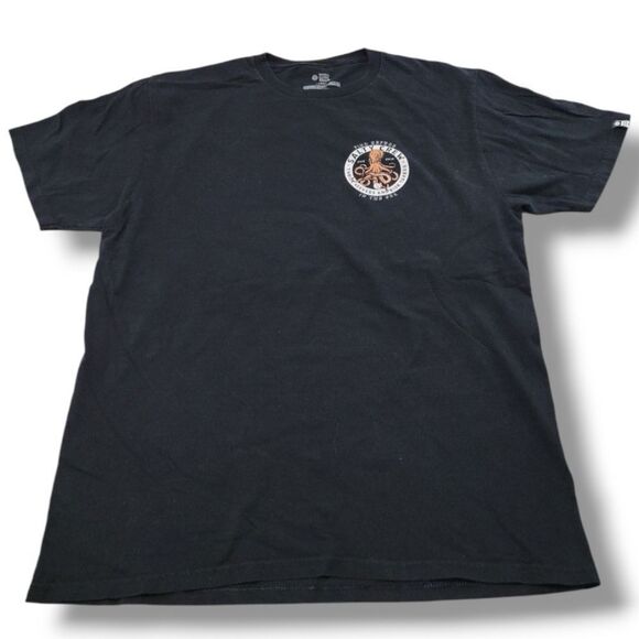Salty Crew Other - Salty Crew Shirt Size Large Find Refuge In The Sea Octopus Graphic Print T-Shirt